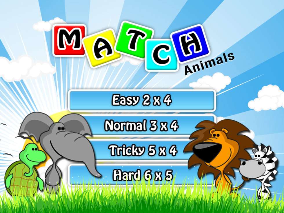 Bild på memoryspel djur